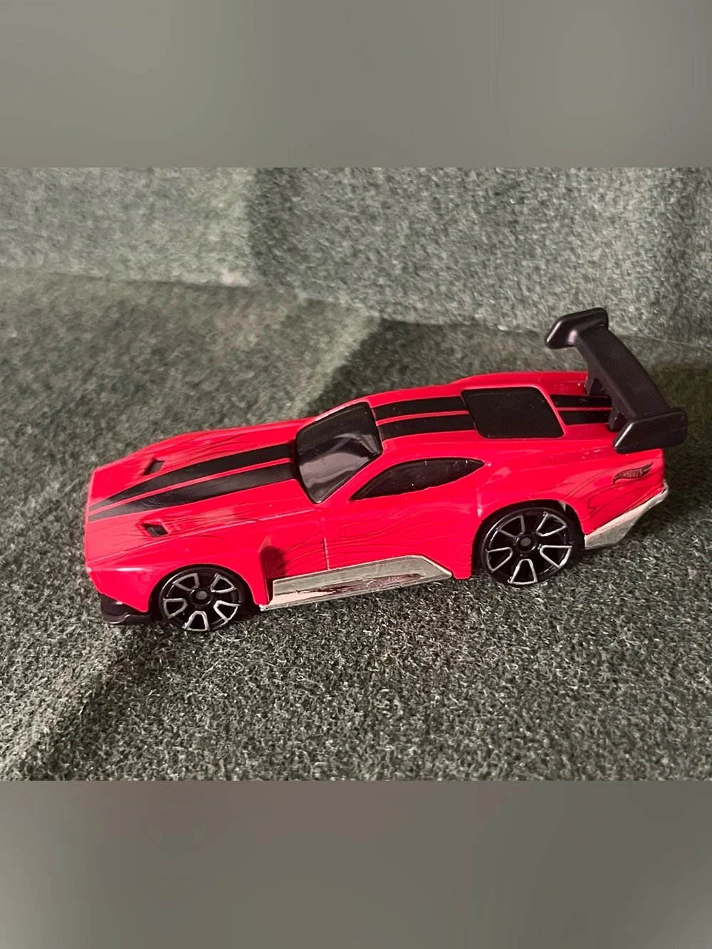 Red Assorted Brands of Die-Cast Racing Cars